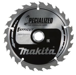 Makita Accessoires E-07696 Cirkelzaagblad | geschikt voor hout | Efficut | 260x30x2,15 | 24T | 23g - E-07696