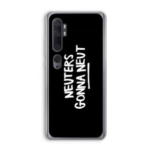 Neuters (zwart): Xiaomi Mi Note 10 Pro Transparant Hoesje