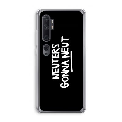 Neuters (zwart): Xiaomi Mi Note 10 Pro Transparant Hoesje