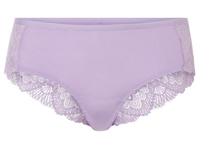 esmara Dames kanten hipster 2 stuks (M (40/42), Lila)