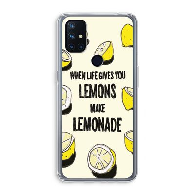 Lemonade: OnePlus Nord N10 5G Transparant Hoesje