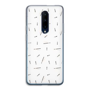 Hipster stripes: OnePlus 7 Pro Transparant Hoesje
