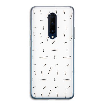 Hipster stripes: OnePlus 7 Pro Transparant Hoesje
