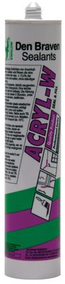 Den Braven Zwaluw Acryl-W 310Ml Grijs - 10013601 - 10013601