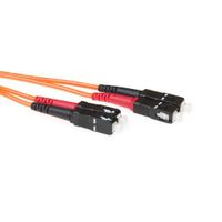 ACT RL3005 Glasvezel Patchkabel Duplex LSZH SC/SC 62,5/125µm OM1 - 5 meter