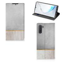 Samsung Galaxy Note 10 Book | Wallet Case | Wood Concrete Samsung Galaxy Note 10 Book | Wallet Case | Wood Concrete