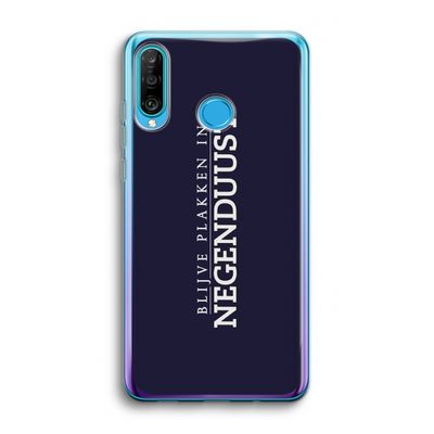 Blijve plakken in Negenduust: Huawei P30 Lite Transparant Hoesje