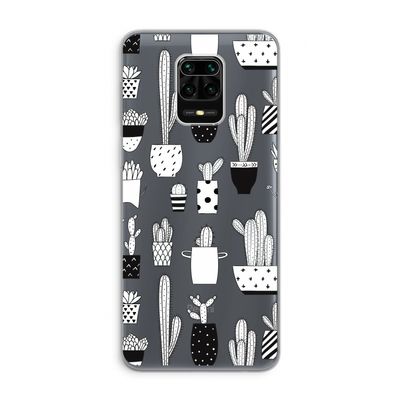 Cactusmotief: Xiaomi Redmi Note 9 Pro Transparant Hoesje