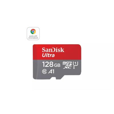 SanDisk MicroSDXC Ultra 128GB Class 10 140MB/s +SD-Adapter voor Chromebooks Micro SD-kaart