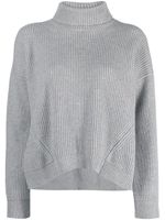 Peserico pull en laine mélangée à col roulé - Gris - thumbnail