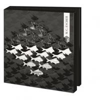 Kaartenmapje Black & White, M.C. Escher, 10 Stuks met Enveloppen
