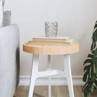 Tafelblad rond Ø30x3 cm massief grenenhout