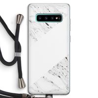 Biggest stripe: Samsung Galaxy S10 Plus Transparant Hoesje met koord