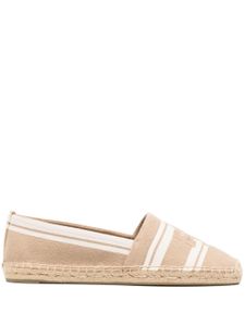 Tory Burch espadrilles à logo brodé - Tons neutres