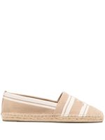 Tory Burch espadrilles à logo brodé - Tons neutres