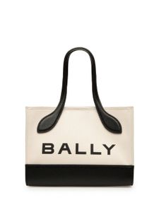 Bally Bar Keep On logo-print tote - Tons neutres