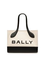 Bally Bar Keep On logo-print tote - Tons neutres - thumbnail