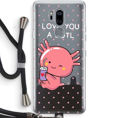 Love You A Lotl: LG G7 Thinq Transparant Hoesje met koord