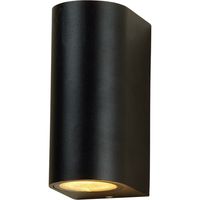 LED Tuinverlichting - Buitenlamp - Prixa Hoptron - Up en Down - GU10 Fitting - Rond - Mat Zwart - Aluminium - Philips - CorePro 830 36D - 5W - Warm Wit 3000K - Dimbaar