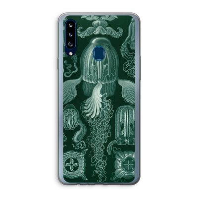 Haeckel Cubomedusae: Samsung Galaxy A20s Transparant Hoesje