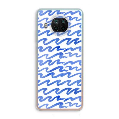 Blauwe golven: Xiaomi Mi 10T Lite 5G Transparant Hoesje