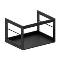 Wastafel Frame Sapho Pura 62x46 cm Mat Zwart