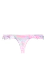 Chiara Ferragni bas de bikini Eye Star à volants - Rose