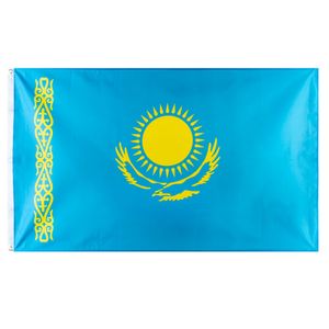 Kazachstan Vlag (90 x 150 cm)