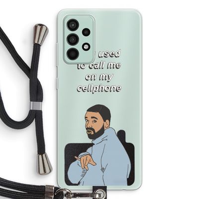 Hotline bling: Samsung Galaxy A52s 5G Transparant Hoesje met koord