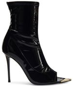 Giuseppe Zanotti bottines Intriigo 105 mm à bout ouvert - Noir