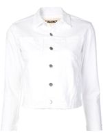 L'Agence veste en jean classique - Blanc