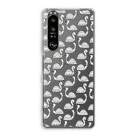 Zwanen: Sony Xperia 1 III Transparant Hoesje