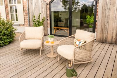 4SO Puccini/Canto loungestoelen set - Latte