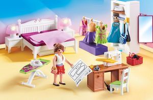 Playmobil Dollhouse Slaapkamer met Mode Ontwerphoek 70208