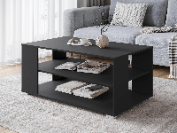 Salontafel WARIO 100 cm zwart