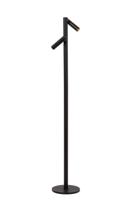 Lucide ANTRIM - Oplaadbare Leeslamp Binnen/Buiten - Accu/Batterij - LED Dimb. - 2x2,2W 2700K - IP54 - Met draadloos oplaadstation - Zwart