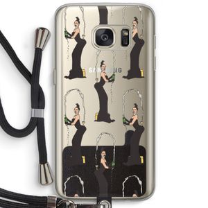Pop Some Kim: Samsung Galaxy S7 Transparant Hoesje met koord