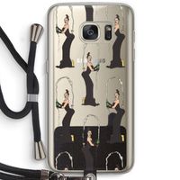 Pop Some Kim: Samsung Galaxy S7 Transparant Hoesje met koord