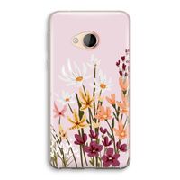 Painted wildflowers: HTC U Play Transparant Hoesje