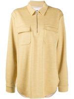Jil Sander pull à col zippé - Jaune