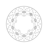 BREMBO Serie Oro remschijf, remschijven voor de moto, zwevend 78B40849