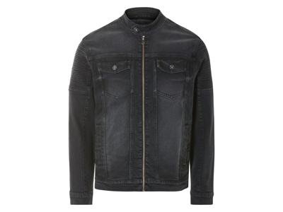 LIVERGY Heren spijkerjas (Grijs, M)