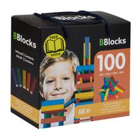 BBlocks bouwplankjes kleur, 100dlg.