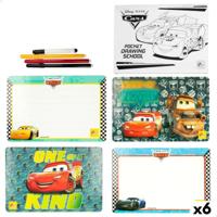 Tekenset Cars Pocket Drawing School (6 Stuks)