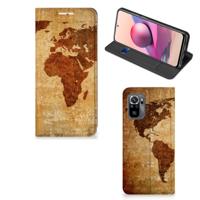 Xiaomi Redmi Note 10 4G | 10S | Poco M5s | Book Cover | Wereldkaart