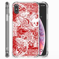 Extreme Case Apple iPhone X | Xs Angel Skull Rood - thumbnail