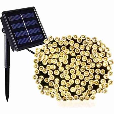 LUMI GARDEN Yogy Zonne-lichtslinger op zonne-energie - warm wit licht op zonne-energie - 200 LED - 1700 cm