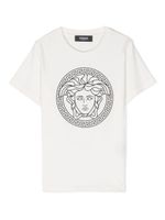 Versace Kids t-shirt à imprimé Medusa Head - Blanc