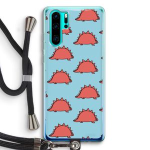 Dinosawrr: Huawei P30 Pro Transparant Hoesje met koord