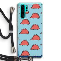 Dinosawrr: Huawei P30 Pro Transparant Hoesje met koord